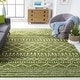 preview thumbnail 64 of 166, SAFAVIEH Arizona Shag Lotta Moroccan 1.2-inch Thick Rug 10' x 14' - Green/Ivory - Rectangle