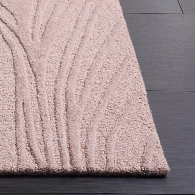 SAFAVIEH Handmade Glamour Fortunata Contemporary Wool Rug