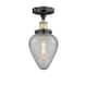 Option Black Antique Brass / Clear Crackled