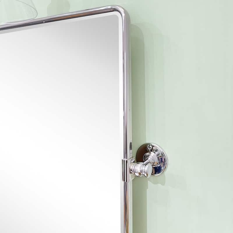 TEHOME Lutalo horizontal Beveled Bathroom / Vanity Mirror