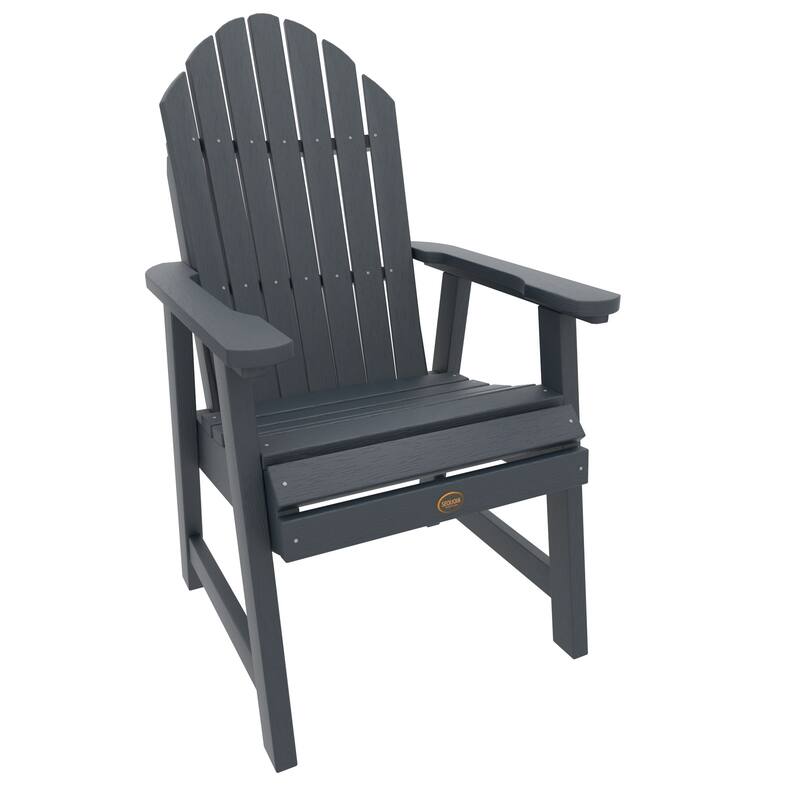 HIGHWOOD Commercial Grade Muskoka Adirondack Dining Chair - Federal Blue