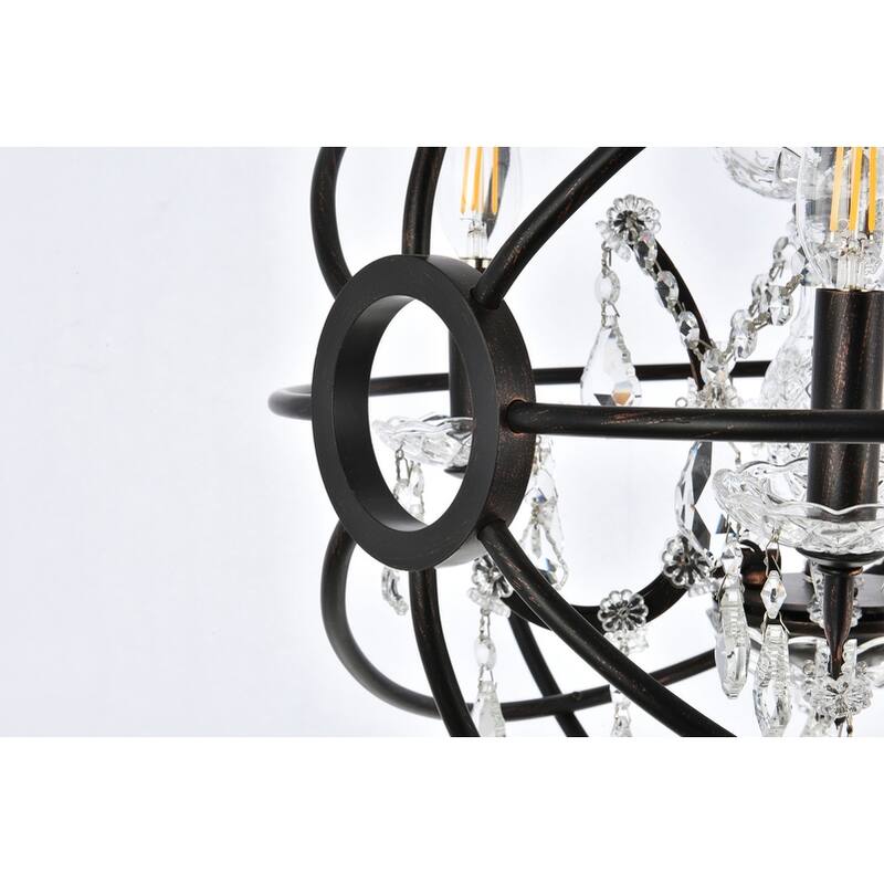 Royce Edge 4-Light Dark Bronze Pendant