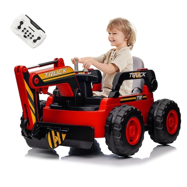 Kids electric excavator new arrivals