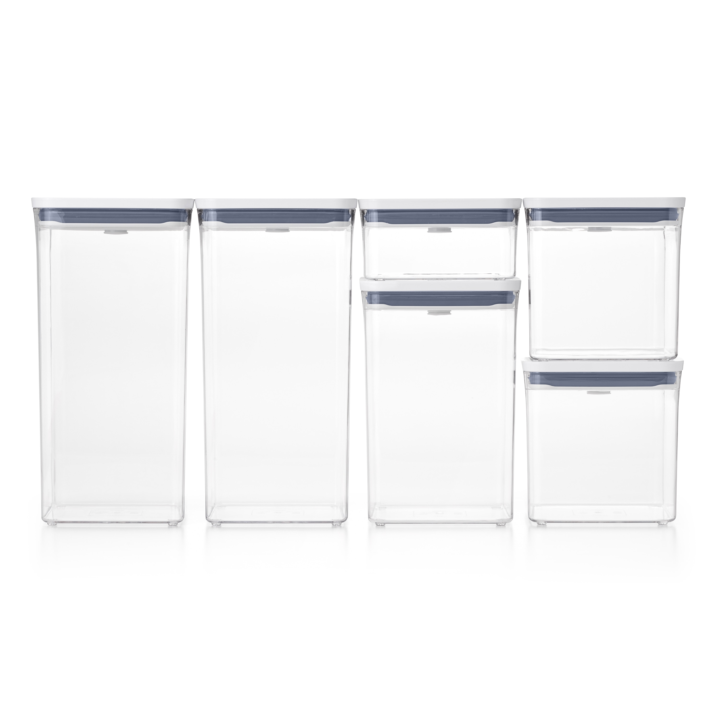 at Home Bistro White Rectangle Airtight Food Storage Container, 2.8qt