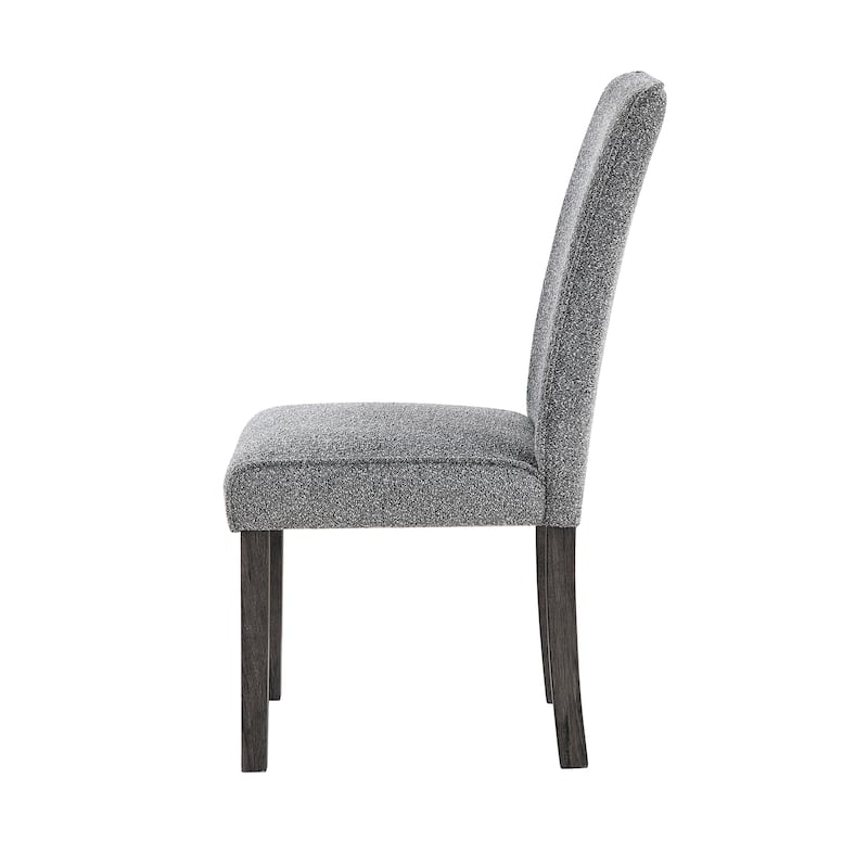 Marcia Grey Rubberwood Dining Chairs For Dining Room(Kit Of 2)