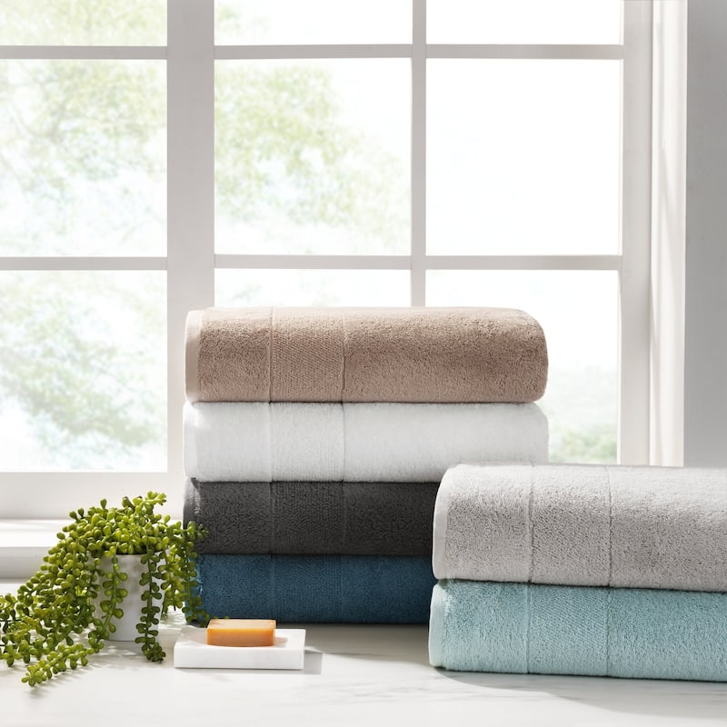 Aston & Arden Turkish Solid 2-Piece Bath Towels - 60x30
