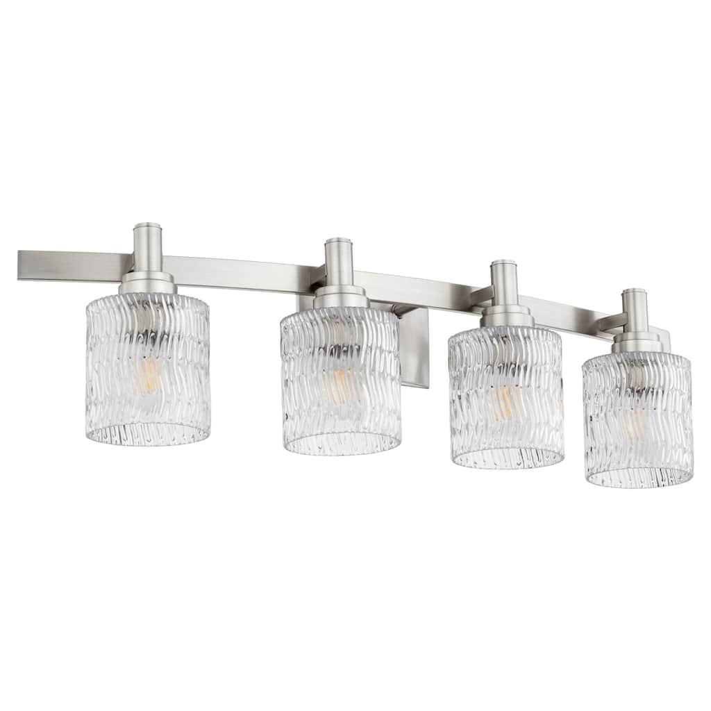 Quorum International Stadium 3 Light 33" Wide Bathroom Vanity Light