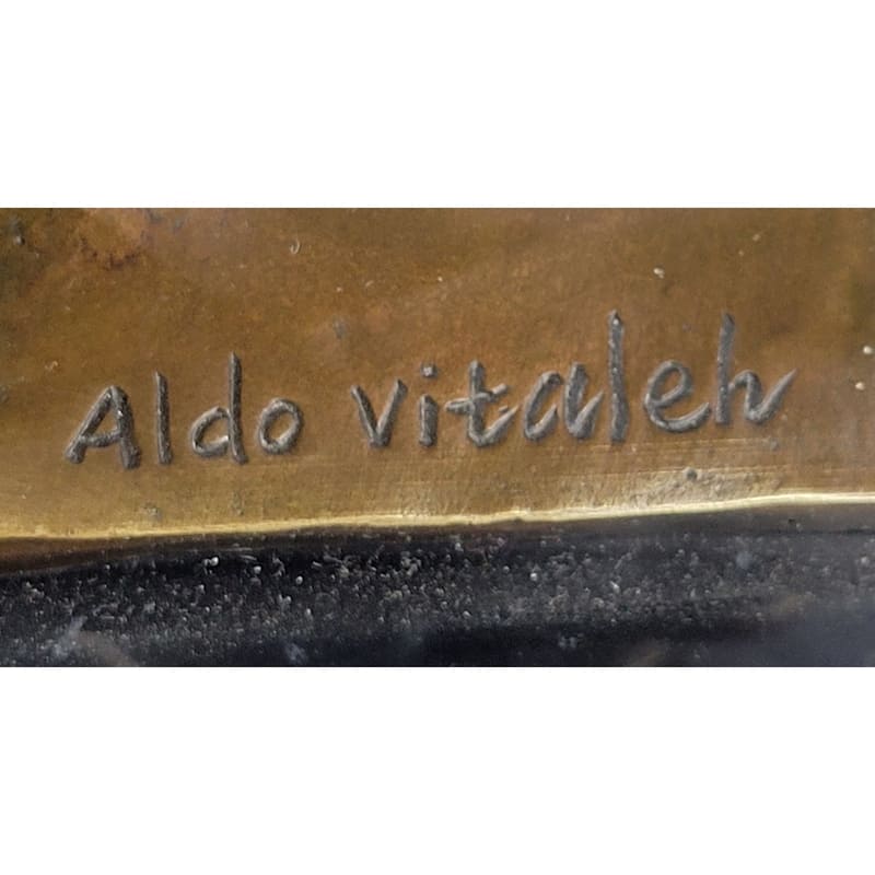 Hand Made Original Artwork By Aldo Vitaleh Michael Jackson Bronze Sculpture Figurine