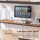 preview thumbnail 4 of 4, VECELO Twin Metal Loft Bed with Built-in Desk – Space-Saving Study Bed for Kids, Teens & Adults, No Box Spring Needed