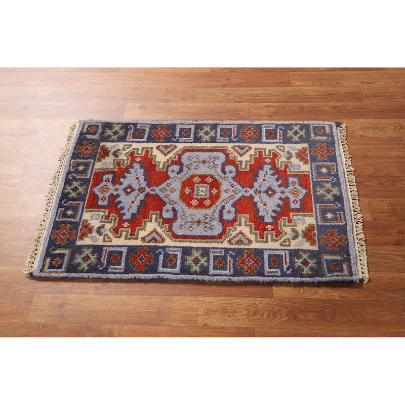 Viss Oriental Foyer Rug Handmade Wool Carpet - 2'0" x 3'0"