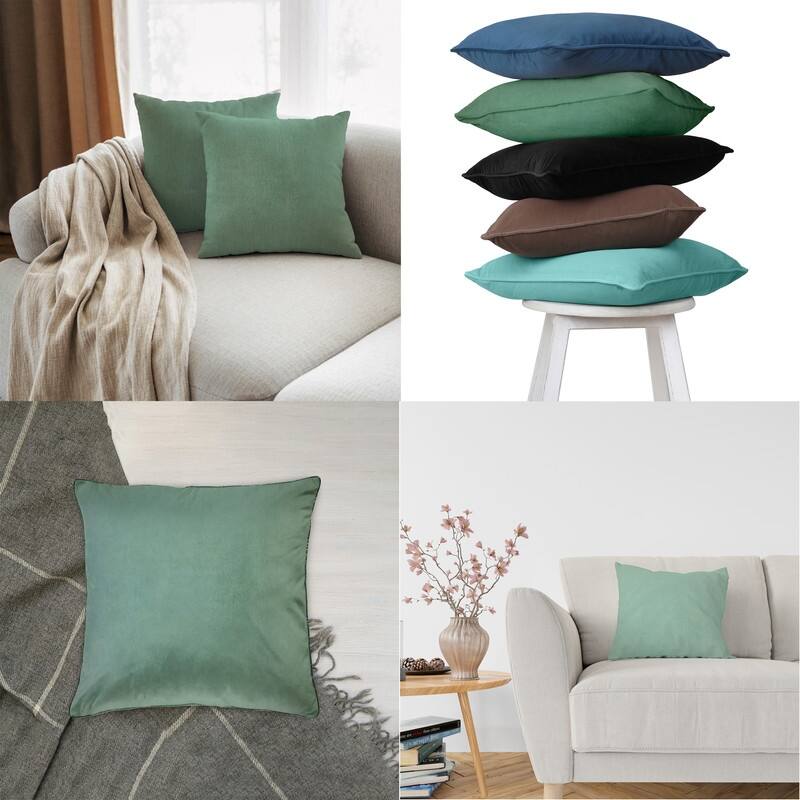 A1HC Velvet Throw Pillow Insert, Hypoallergenic Down Alternative Fill, Pack of 1