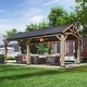 preview thumbnail 31 of 62, Aoxun Outdoor Cedar Wood Gazebo with Double Hardtop Roof