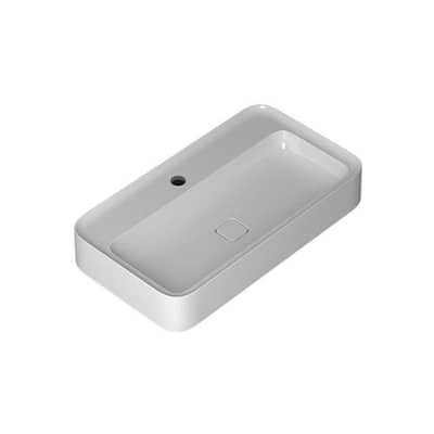 WS Bath Collections Cameo 90.50.01 Cameo 35-3/8" Rectangular Ceramic