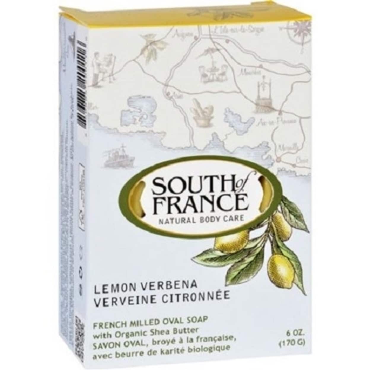 South Of France French Milled Bar Soap Lemon Verbena