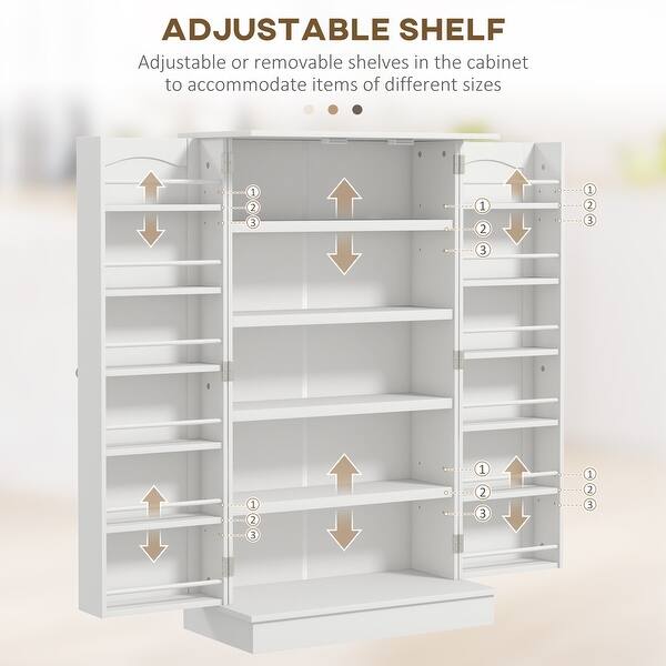 5-Tier Kitchen Cabinet with Spice Racks - Bed Bath & Beyond - 42083321