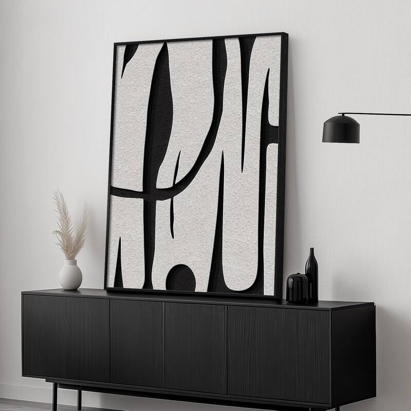 Minimalist Black White Abstract Pictures