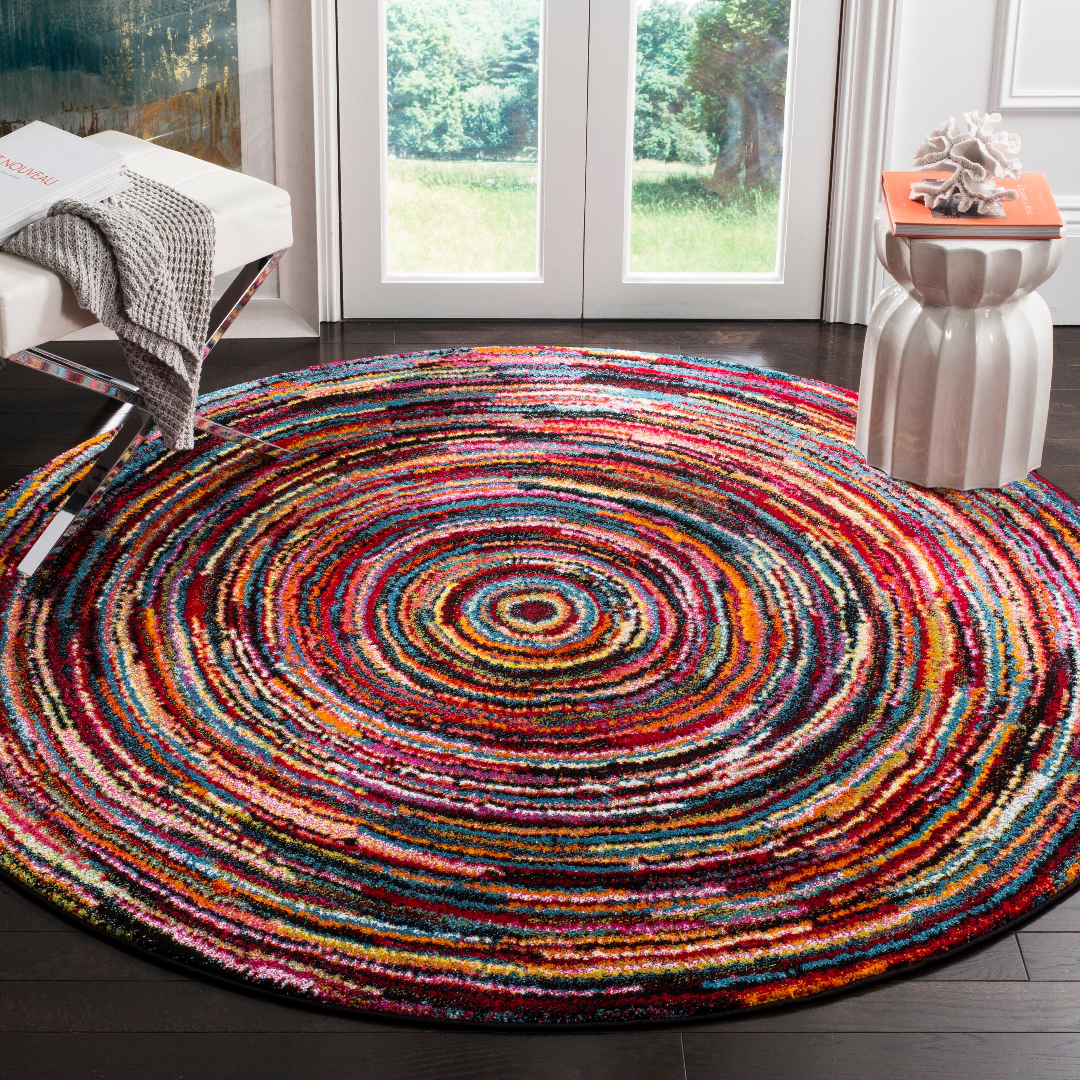 Shop Safavieh Aruba Loula Boho Abstract Rug Overstock 14328516