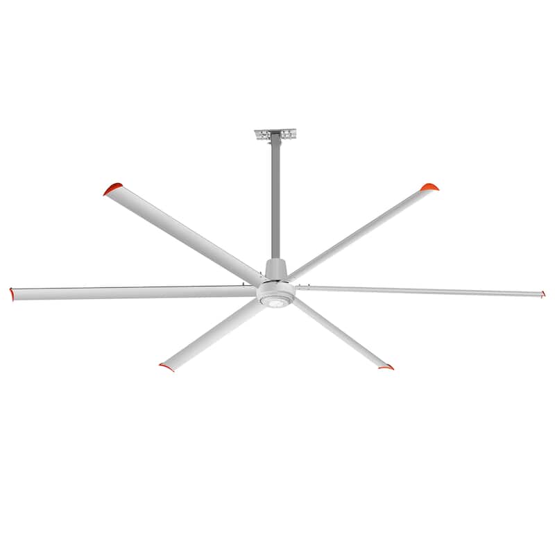 12ft HVLS Commercial 144" Ceiling Fan without Light with 6 Aluminum Blades