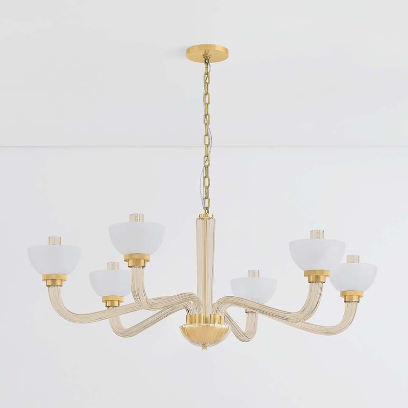 Hudson Valley Lighting 3306 St. lawrence 6 Light 49" Wide Chandelier