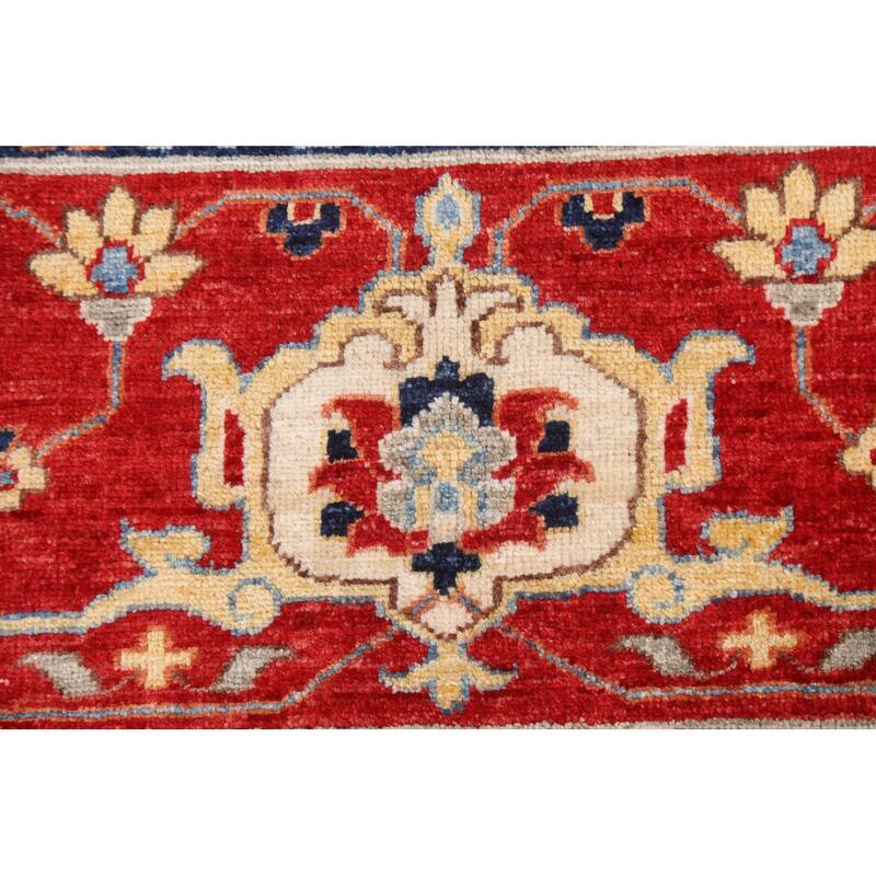 Vegetable Dye Heriz Serapi Oriental Area Rug Hand-knotted Wool Carpet - 8'4" x 11'0"