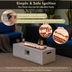 preview thumbnail 3 of 4, 42'' Terrazzo Fire Pit Table 50,000 BTU Rectangle Propane Fire Pit