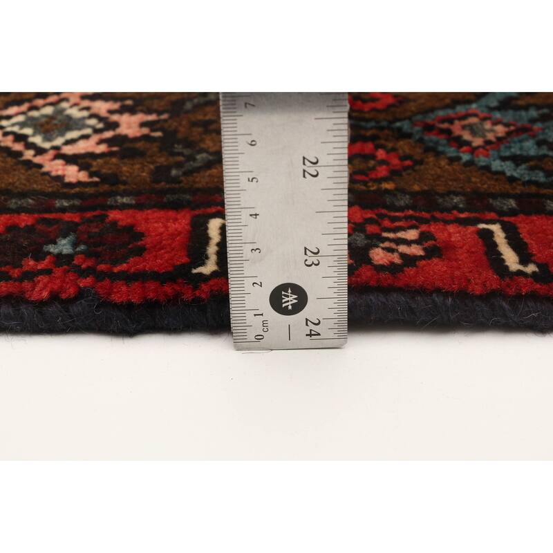 ECARPETGALLERY Hand-knotted Andelz Red Wool Rug - 3'7 x 10'1