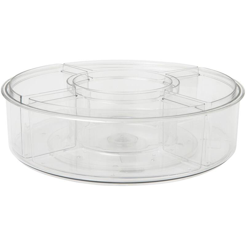Flash Furniture BE-PB5503-MS Brody 3-1/2" Tall Spinning Office - Clear