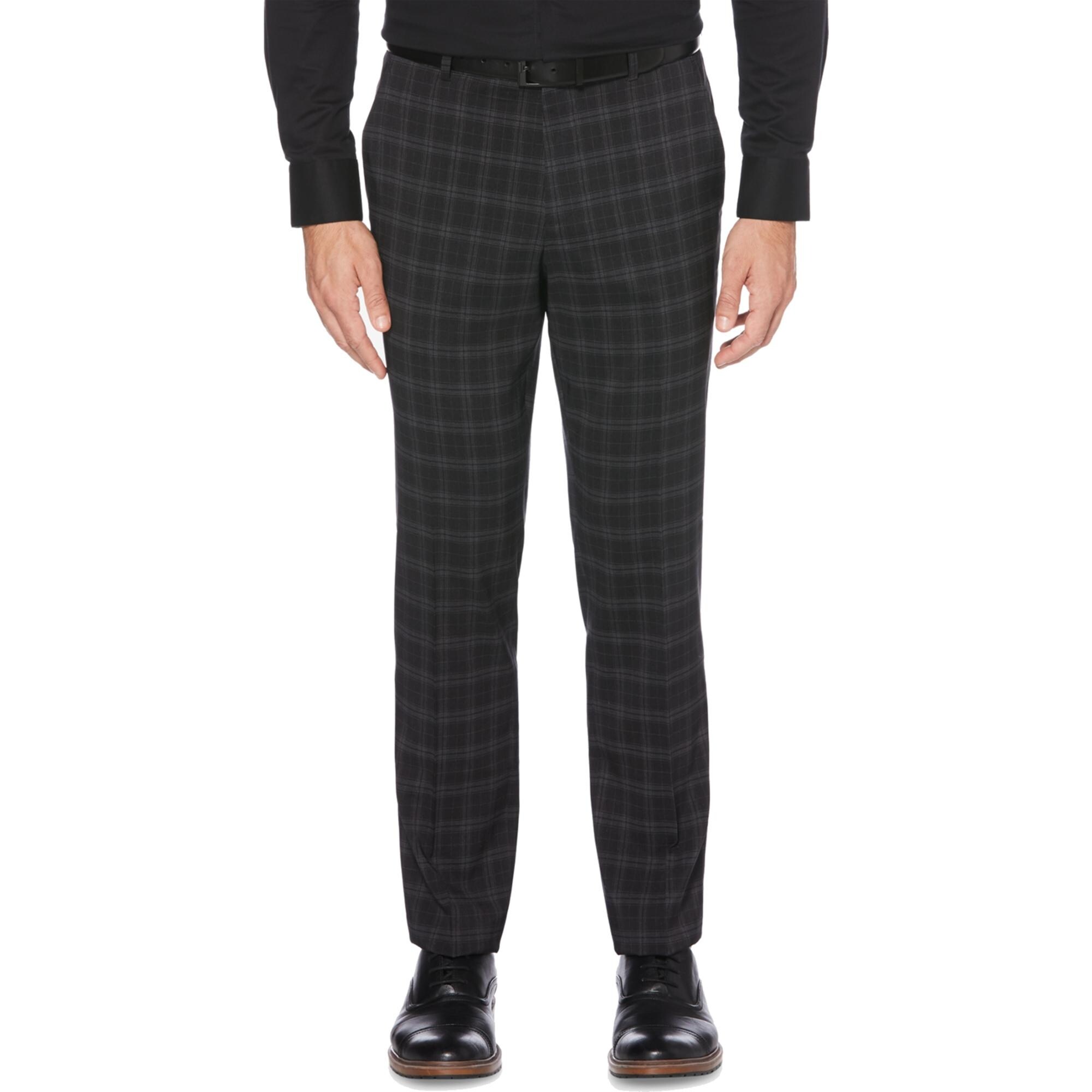 plaid slim fit pants