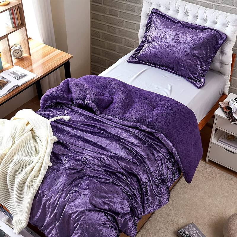 Velvet Crush - Coma Inducer® Oversized Comforter Set - Purple Reign