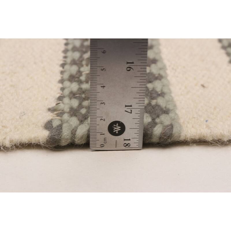 Nevada Grey Kilim 5'2" x 8'0" - 5'2 x 8'0