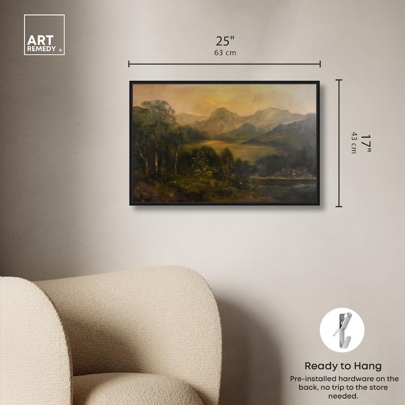 Highland Hues Canvas by Art Remedy
