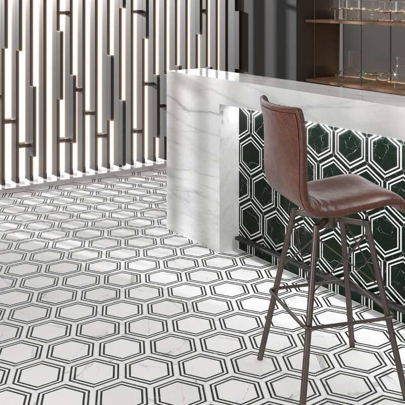 The Tile Life Kykuit 8.6x9.8 Porcelain Floor & Wall Tile