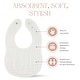 preview thumbnail 3 of 60, Muslin Cotton Baby Bibs Adjustable Size with Easy Snaps by Comfy Cubs