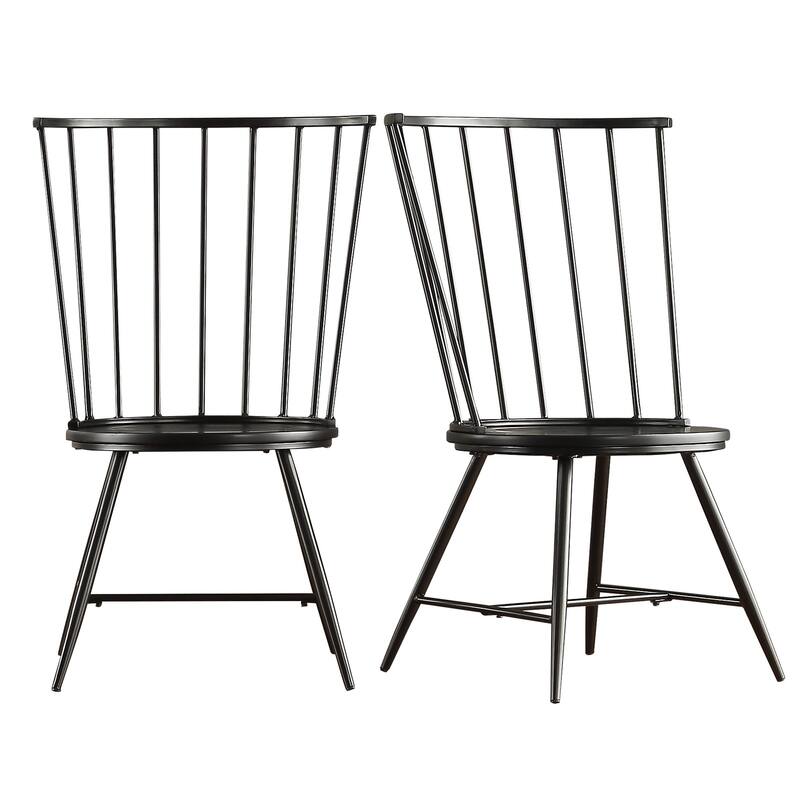 Mabel 42-inch Iron and Wood Round Dining Table or Dining Set by iNSPIRE Q Modern