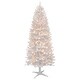 preview thumbnail 2 of 5, Puleo International 7 ft. Pre-Lit White Carson Artificial Pine Tree