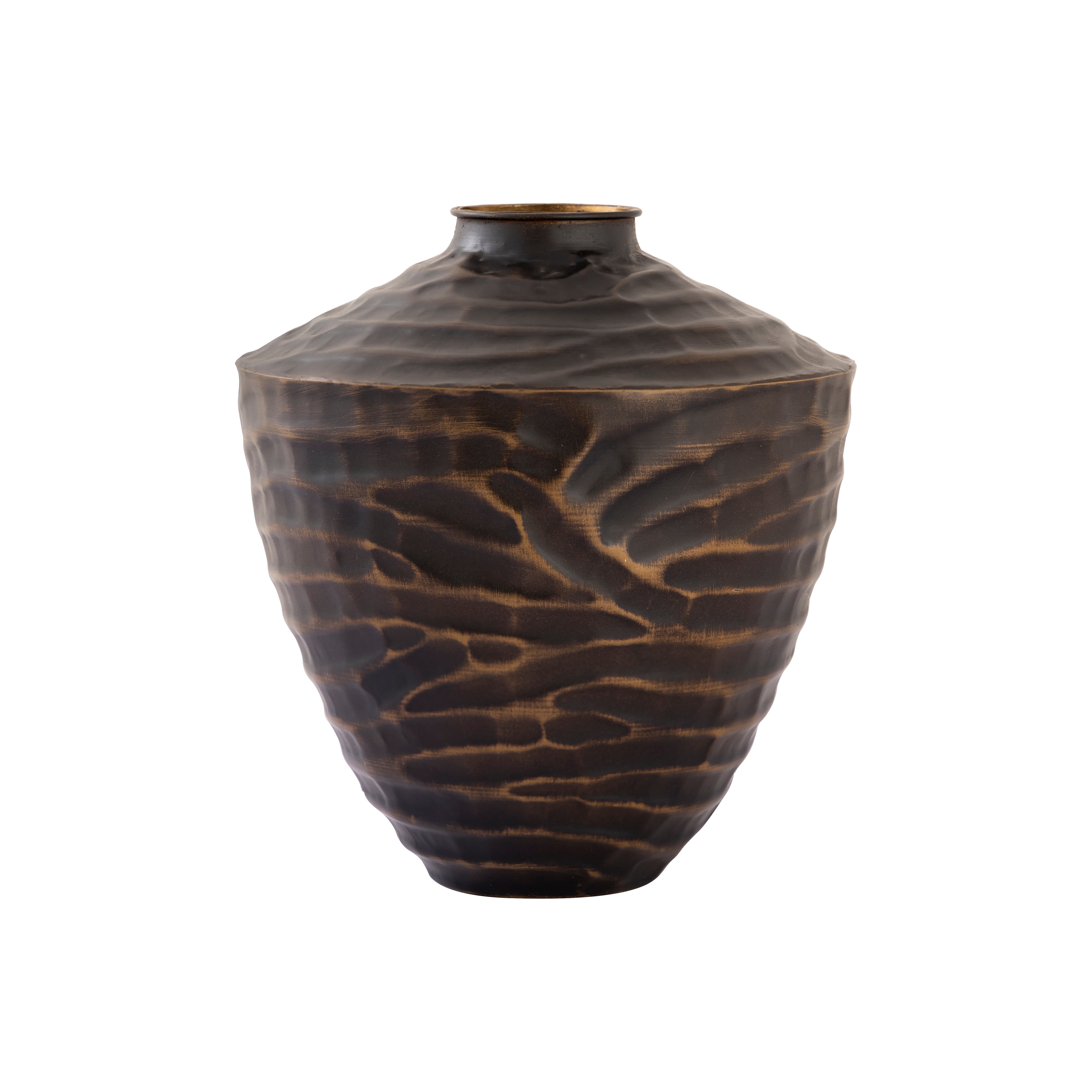 Elk Home Council Bronze Finish Metal 10 Inch Wide Vase