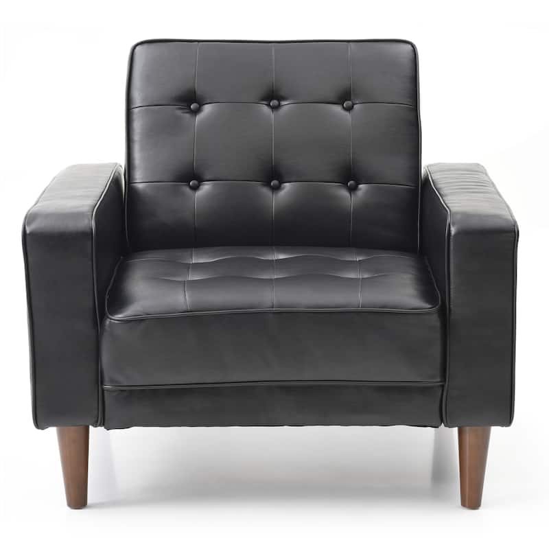 Andrews Faux Leather Chair Bed