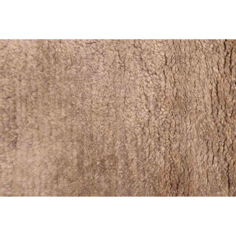 ECARPETGALLERY Hand-knotted Pak Finest Gabbeh Taupe Wool Rug - 9'4 x 12'5