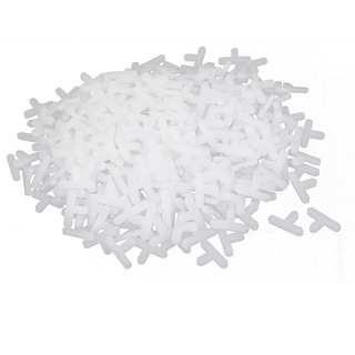 Wall Floor Tile Plastic T Type Spacers Tiling Tools 5mm White 500pcs ...