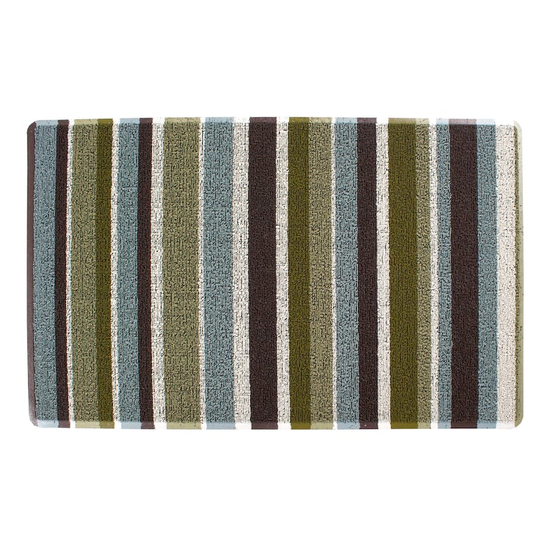 RITZ Indoor/Outdoor Striped Tufted Mat - N/A
