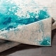 preview thumbnail 4 of 7, Milana Teal Abstract Area Rug