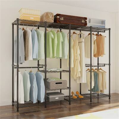 Freestanding Portable Metal Closet Organizer