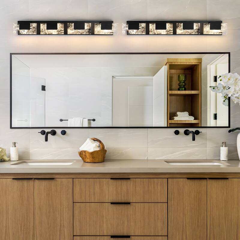 Modern Bathroom Vanity Light LED Dimmable Wall Sconce with UL Certified - 16 inches and above