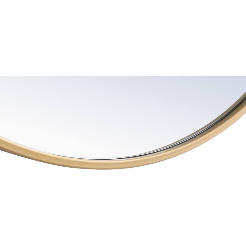 Elegant Lighting Eternity 36" Diameter Circular Beveled Metal Framed