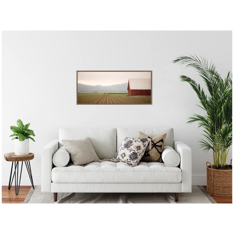 Kate and Laurel Sylvie Farm Life Framed Canvas by Crystal Lynn Collins