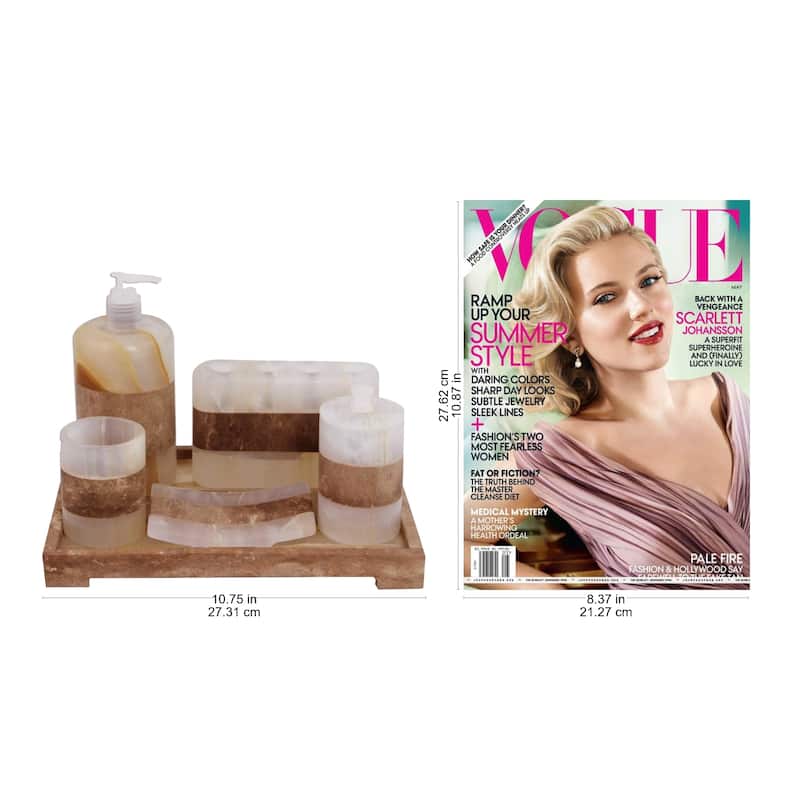 Handmade Nature s Bath Onyx bath set (Mexico )