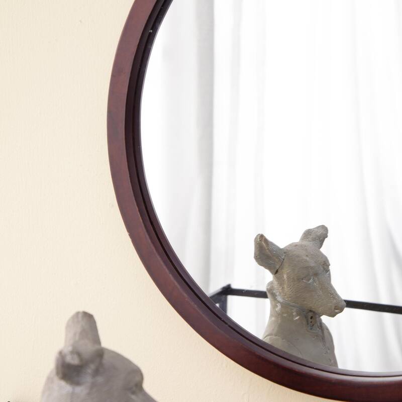 Round wall mirror for living room