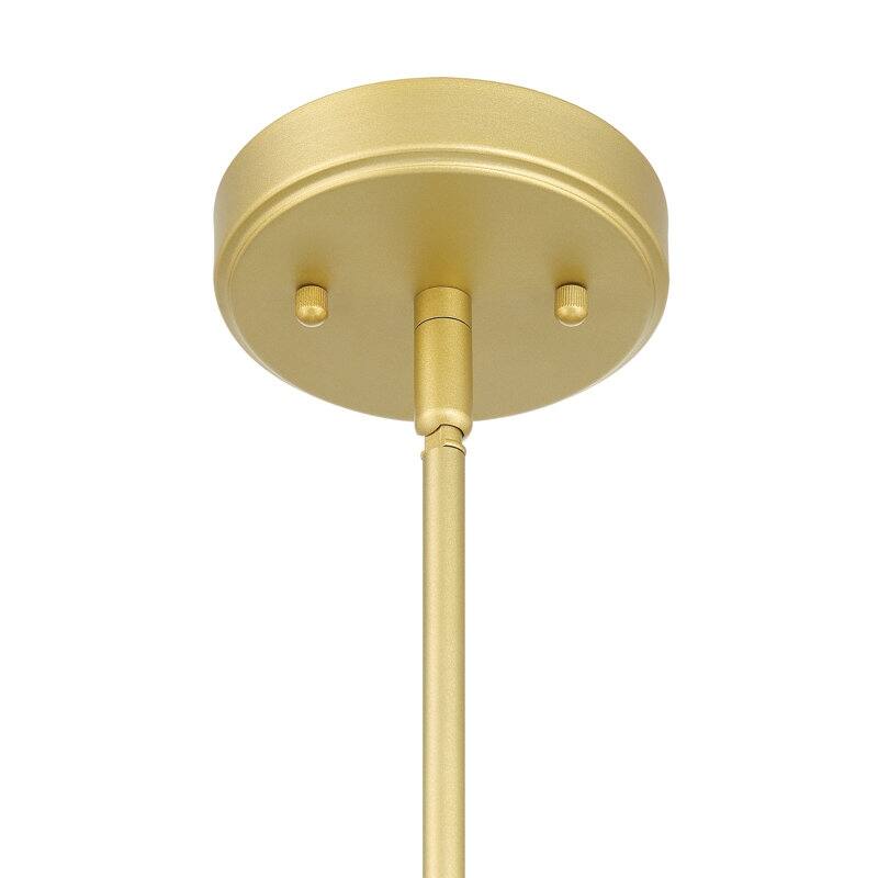 Acroma - 2 Light Gold Dimmable Lamp Shade Chandelier - N/A