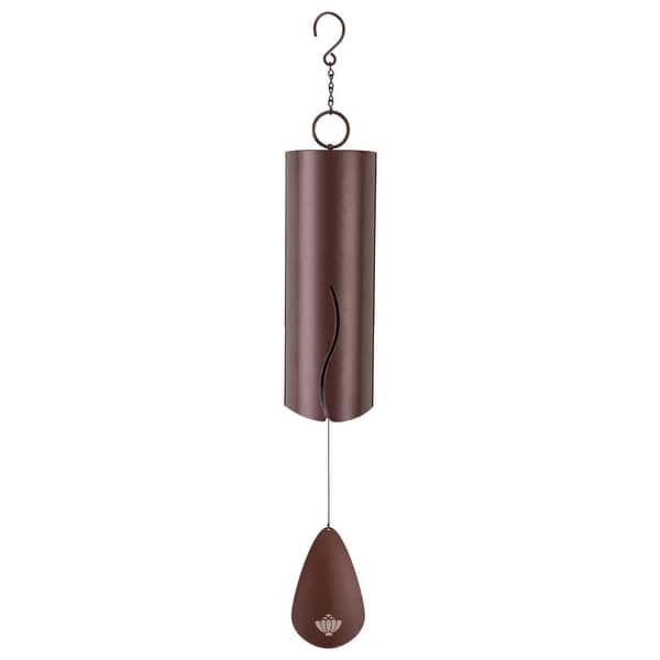 slide 2 of 3, Wind Bell 6" Long - Burgundy - 6.5"x6.5"x42"