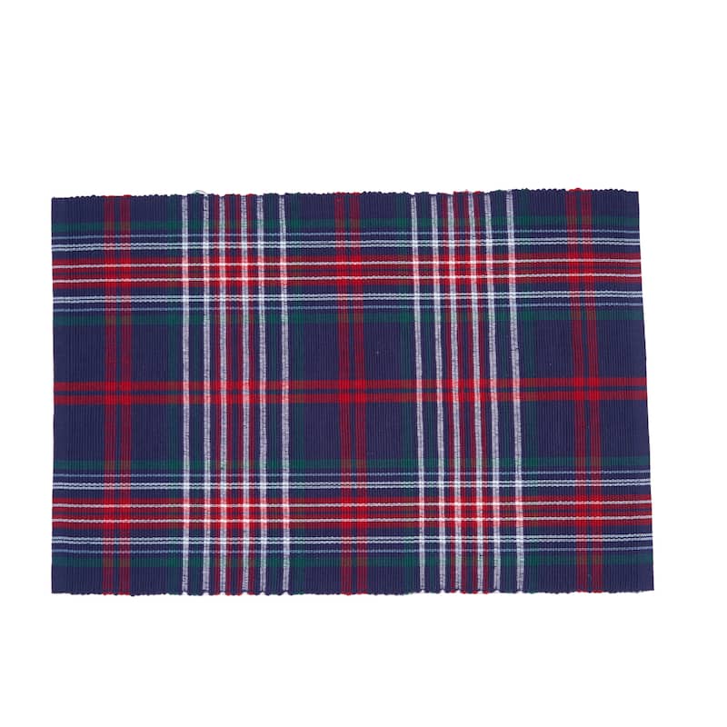 Douglas Plaid Placemat Set 6